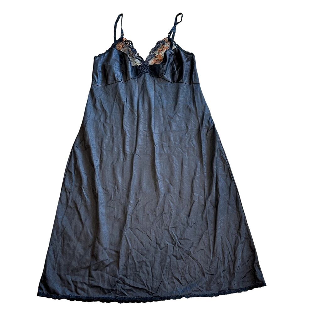 VTG SEARS Babydoll Chemise Slip Size 36 Retro Romantic Goth Loungewear Hipster